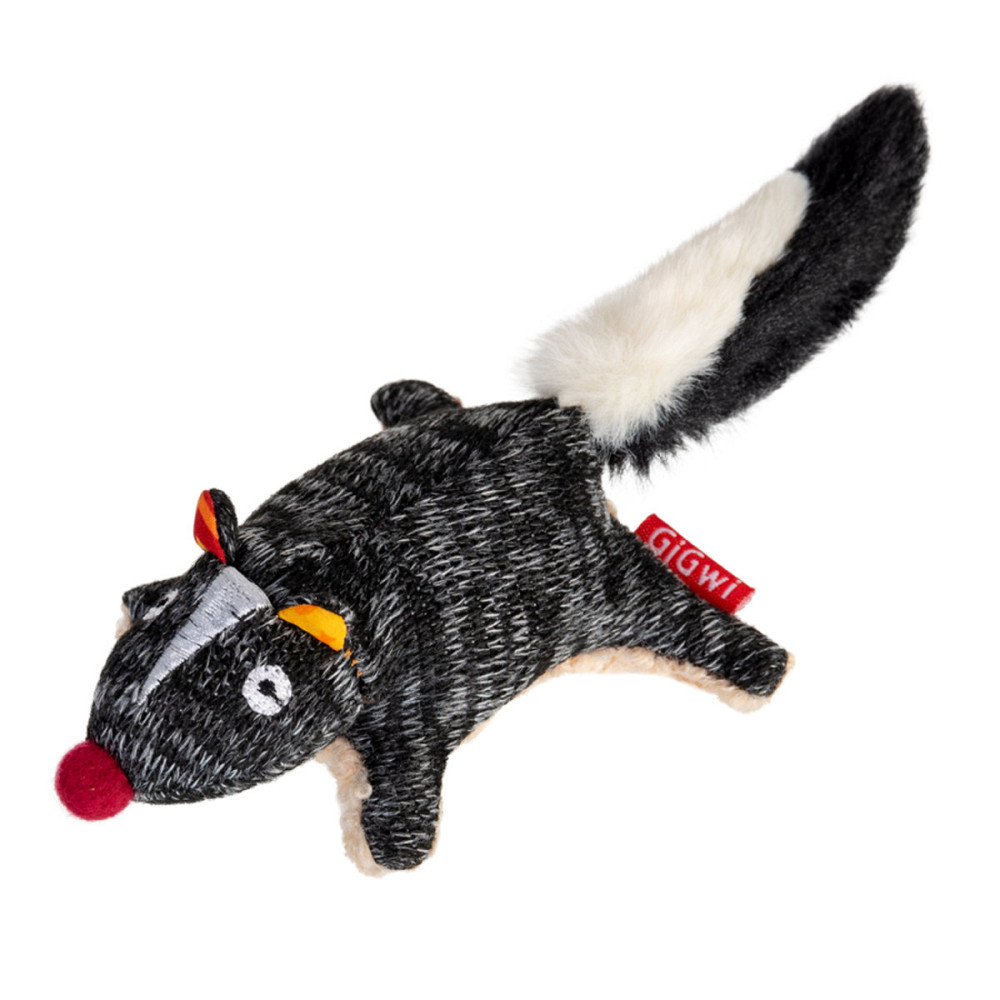 Игрушка для собак Скунс с пищалкой GiGwi Plush Friendz, текстиль, 9 см Киев - изображение 1