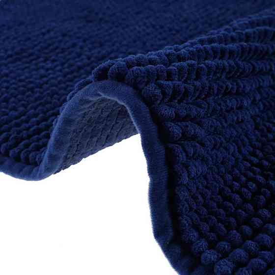 Коврик для ванной комнаты и душа Bathlux изготовлен из специального нескользящего материала Синий Каменец-Подольский