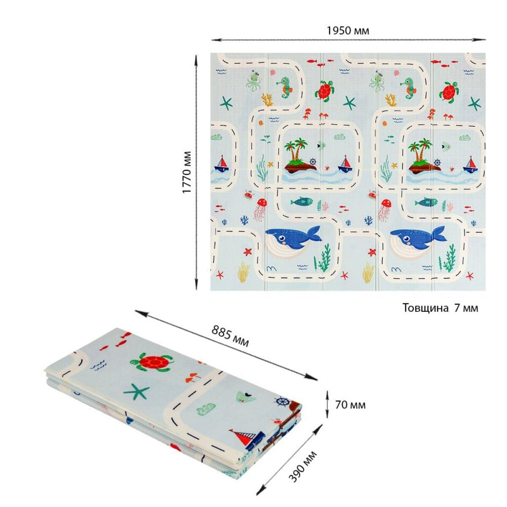 Коврик детский 177см х 195см х 7мм SW-00003036 Киев - изображение 3