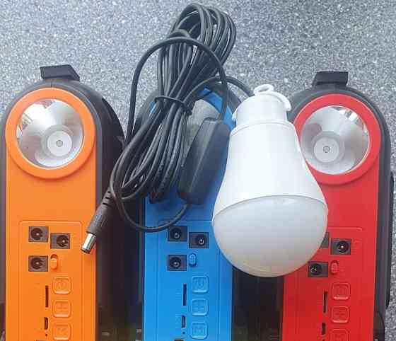 Фонарь многофункциональный FM радио Солнечная зарядка Bluetooth SY-108. Харків