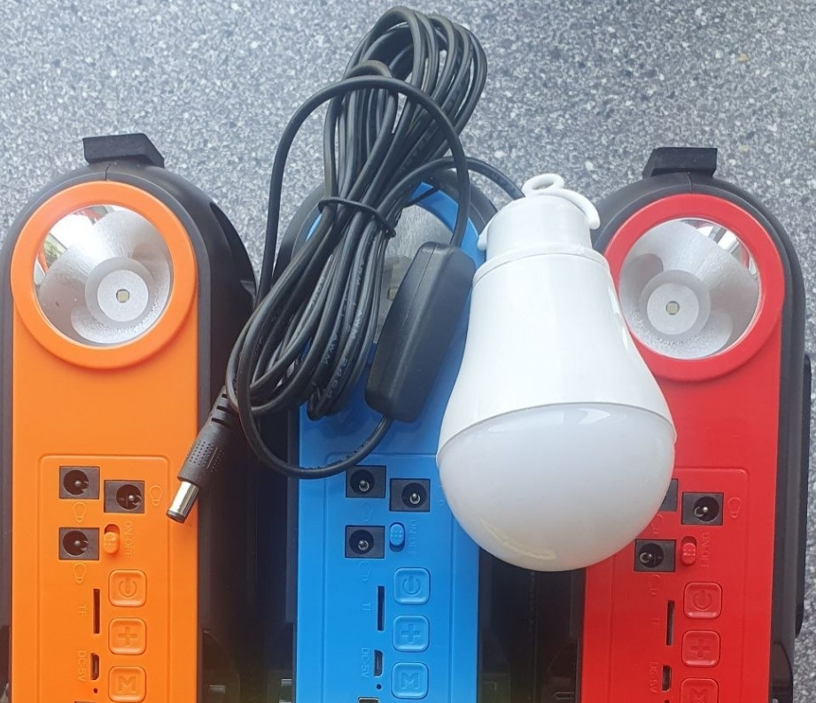 Фонарь многофункциональный FM радио Солнечная зарядка Bluetooth SY-108. Харьков - изображение 1