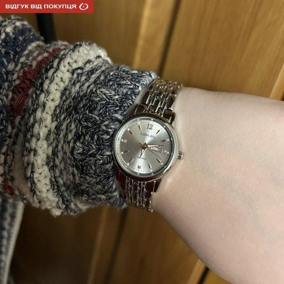 Женские наручные часы Longbo One (Серебристые) Киев - изображение 8