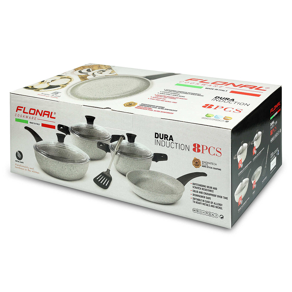 Набір посуду Flonal Dura Induction 8 предметів (DUISET08PZ) Київ - фото 3