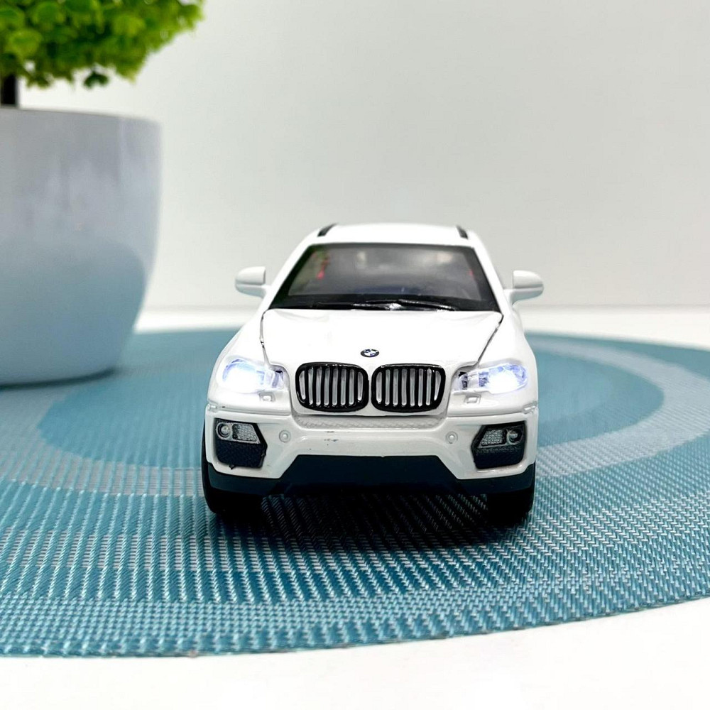 Машина джип Автосвіт BMW x6 металева інерційна 14см Біла (AP-1759) Чернигов - изображение 4
