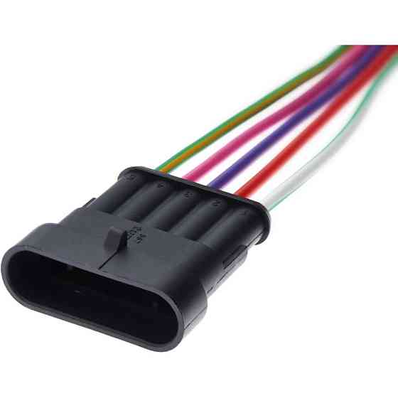 Роз'єм конектор с проводом, 5-кон., 282107-1, TE Америка, Корея, Японія, Америка, Buick, Cadillac, Chevrolet, Daewoo, GMC Київ