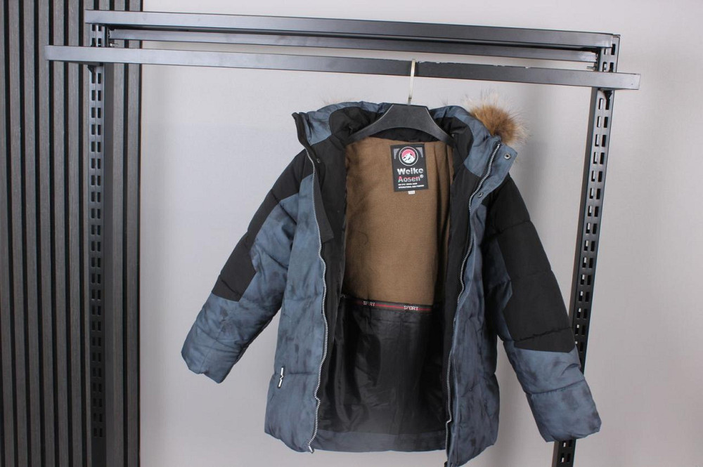 Зимняя курточка для мальчика подростка варенка на холофайбере на 9,10,11,12,13 лет Николаев - изображение 4