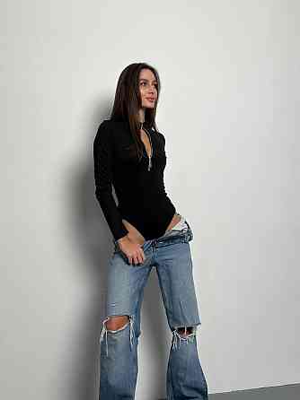 Женский утепленный боди с молнией микродайвинг на флисе Одесса