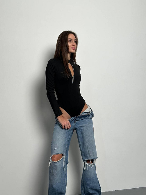 Женский утепленный боди с молнией микродайвинг на флисе Одесса - изображение 4