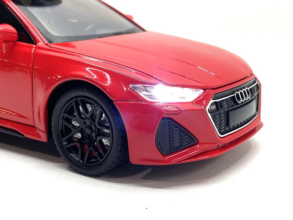 Машинка металева TK Union Group Audi A6 1:24 світло звук Червона (GT-05963) Чернігів - фото 5
