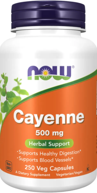 Кайенский перец Now Foods Cayenne 500mg 250 раст капс Киев - изображение 4