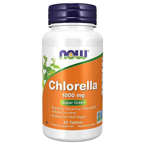 Хлорелла Now Foods Chlorella 1000 mg 60 Tabs Київ