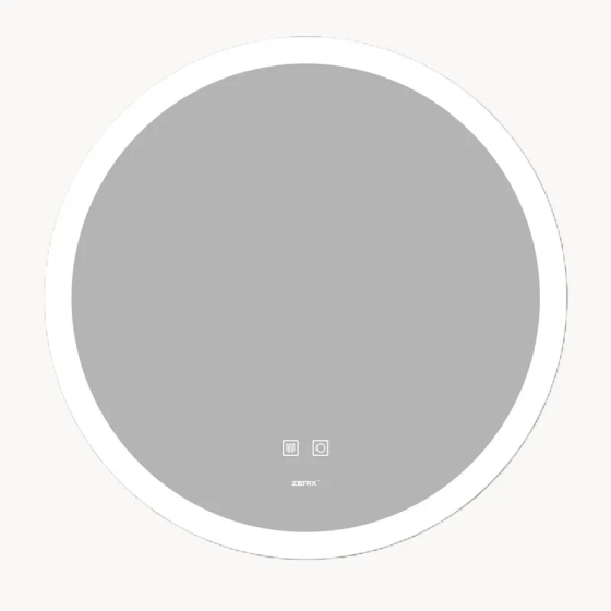 Зеркало Zerix Solo MC02-60 с LED Touch, Anti-fog, диммером, регулятором яркости (ZX6065) Киев