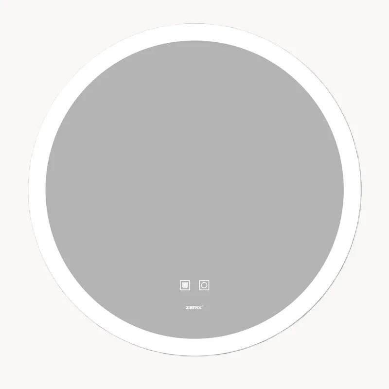 Дзеркало Zerix Solo MC02-60 з LED Touch, Anti-fog, димером, регулятором яскравості (ZX6065) Київ - фото 1