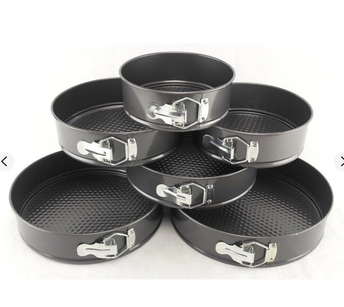 Разъемные формы для выпечки UNIQUE UN-1701, 6 штук в наборе, антипригарные, круг Одесса - изображение 1