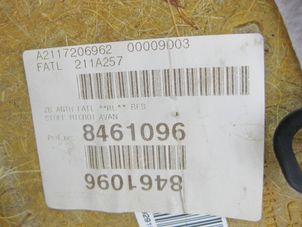 Mercedes-Benz  A2117206962 9D03 Карта передніх лівих дверей Avangarde колір антрацит АНГЛІЯ E-Class W211 Одеса - фото 12
