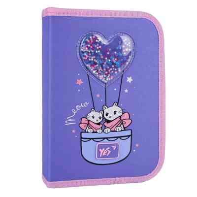Пенал Yes Purr Meow HP-04 твердий одинарний з двома клапанами (533624) Винница