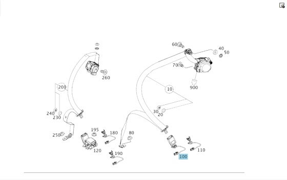 Mercedes-Benz  A1768600169 9051 Замок ременя безпеки заднього лівого пасажира CLA Shooting Brake X117 CLA C117 GLA X156 A-class W176 Одеса