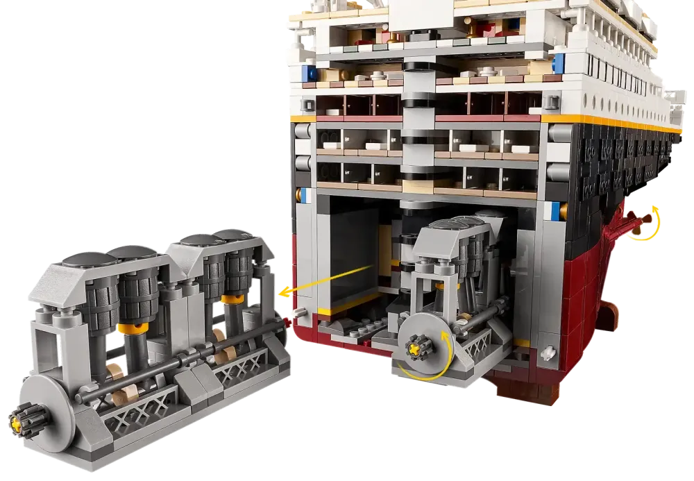 Блочный конструктор Титаник 1.15 метра, 9090PCS Коломыя - изображение 8