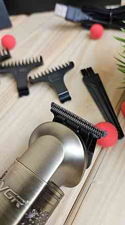 Тример для стриження VGR V-296, 4 насадки, LED display Київ