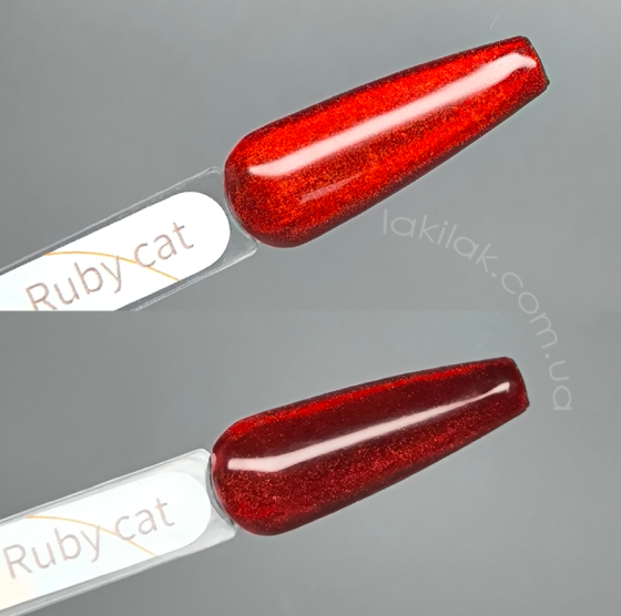 Гель-лак котяче око Gelix Cat Eye Ruby 8мл Херсон