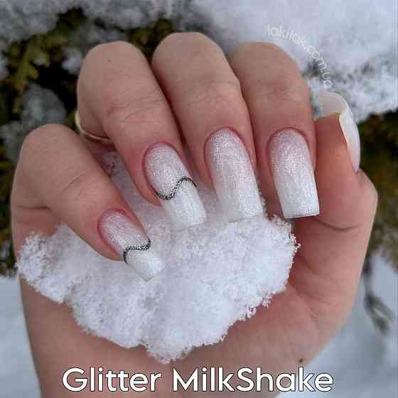 Гель для нарощення нігтів Польща Glitter MilkShake 30мл Херсон