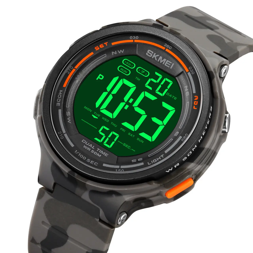Мужские наручные часы Skmei 1841 Серый камуфляж Винница - изображение 4