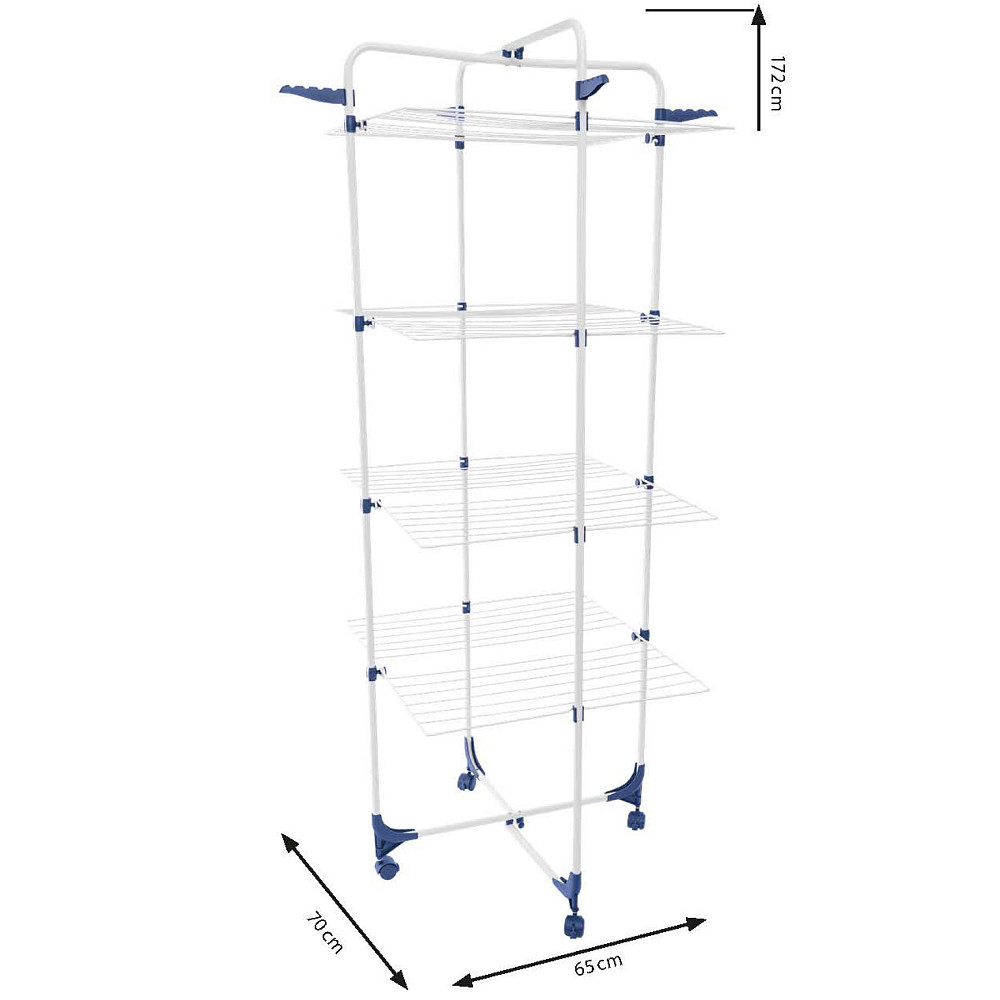 Сушарка для білизни підлогова Casa Si Athletic 4 White (CS92186E04) Київ - фото 5