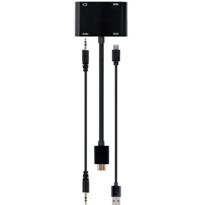 Переходник Cablexpert HDMI to HDMI/VGA+audio 3.5mm (A-HDMIM-HDMIFVGAF-01) Винница - изображение 3