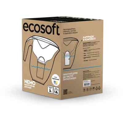 Фильтр-кувшин Ecosoft НЕМО перлинний 3л (4820056807097) Винница