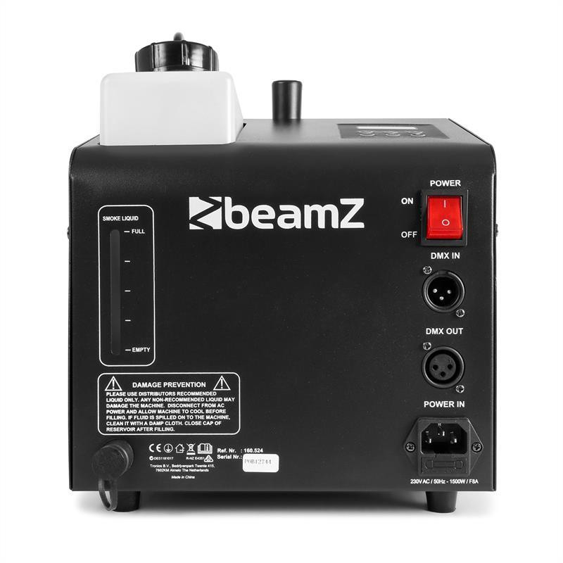 SB1500LED Генератор дыма и мыльных пузырей 1500 Вт, емкость 1,35 л, RGB-светодиоды DMX (Германия, читать Ровно - изображение 2
