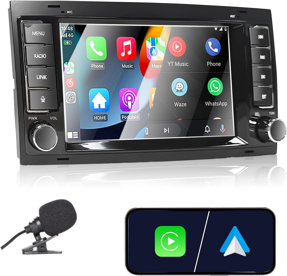 Автомагнітола Liulbobu H-7020 для VW Touareg 2004-2011 Transporter T5 Multivan 2004-2009 Луцк - изображение 1