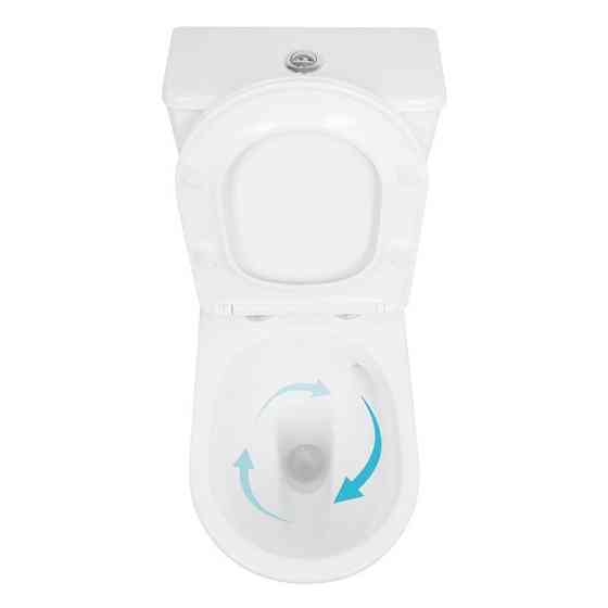 Унитаз напольный Qtap Leo Ultra Quiet 620×355×790 мм с сиденьем Soft-close, White QTLEO27W49261 Киев