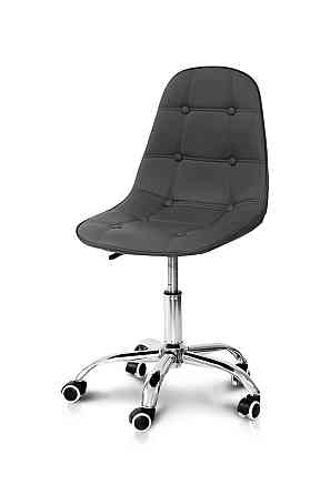 Стілець офісний Марсель, шкірзам сірий Киев