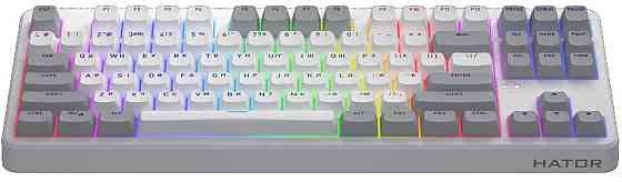 Клавіатура Hator Rockfall 3 Mecha TKL Wireless Orange White (HTK851UA) ( Білий ) Харьков