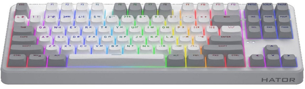 Клавіатура Hator Rockfall 3 Mecha TKL Wireless Orange White (HTK851UA) ( Білий ) Харьков - изображение 4