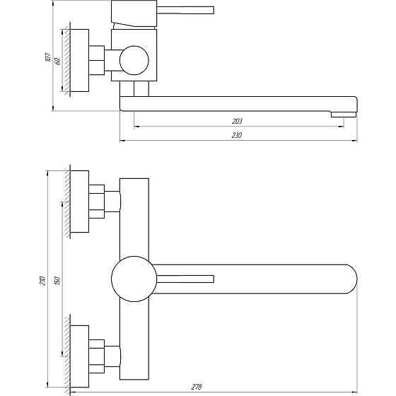 Смеситель для кухни Globus Lux ALPEN SBT1-104 (000017530) Киев