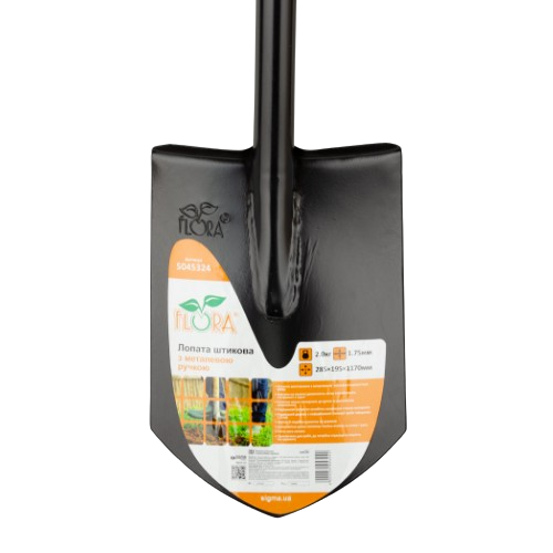 Лопата штикова 285*195*1170мм з металевою ручкою 2,0 кг SIGMA Житомир - фото 6