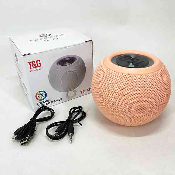 Колонка-динамик bluetooth TG337, Блютуз колонка с качественным звуком ME-381 и подсветкой Киев
