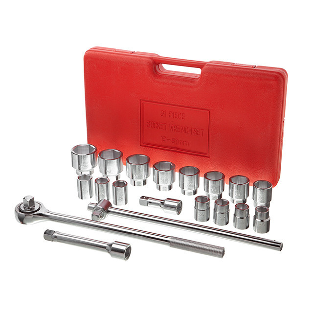 Набір торцевих головок INTERTOOL 21од., 3/4", гол. 6гр., 19-50мм - Сталь, якій можна довіряти Львів - фото 7