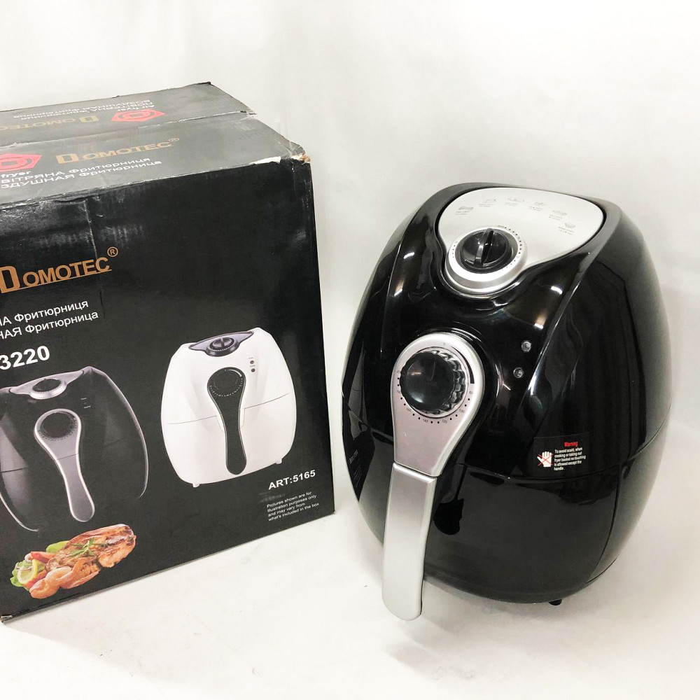 Фритюрниця для дому кухні Domotec, Аерогриль-фритюрниця з сенсорним екраном, Аерогриль для випічки IH-99 Львів - фото 11