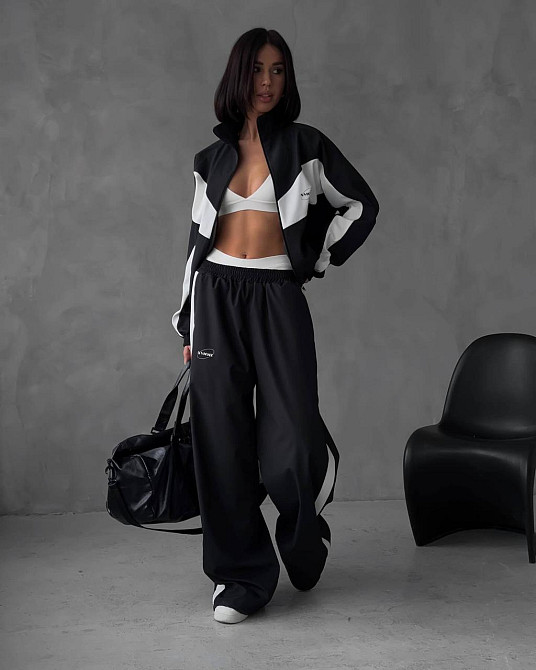 Жіночий стильний оверсайз костюм двійка  плащівка Еммі + підклад спорт Одеса - фото 1