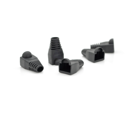 Колпачок изолирующий Merlion RJ-45 чёрный Cat.5/Cat.6 Q100 Полтава