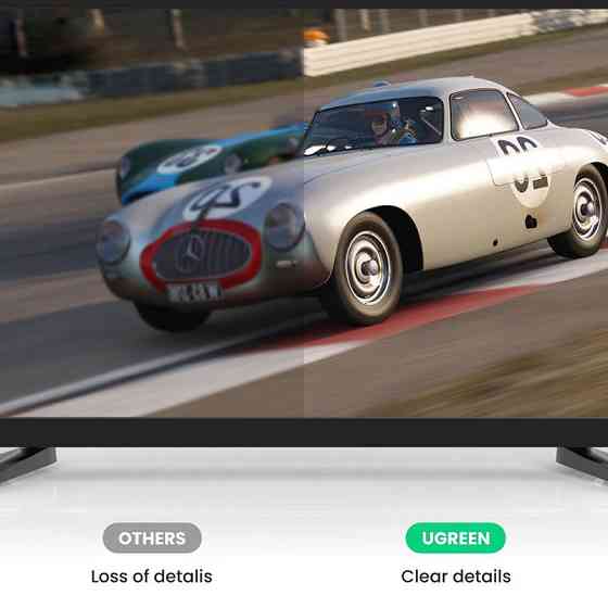 Кабель DisplayPort M - M V1.4 8K 3м Plastic Case Braided Cable DP114 Чорний UGREEN Винница