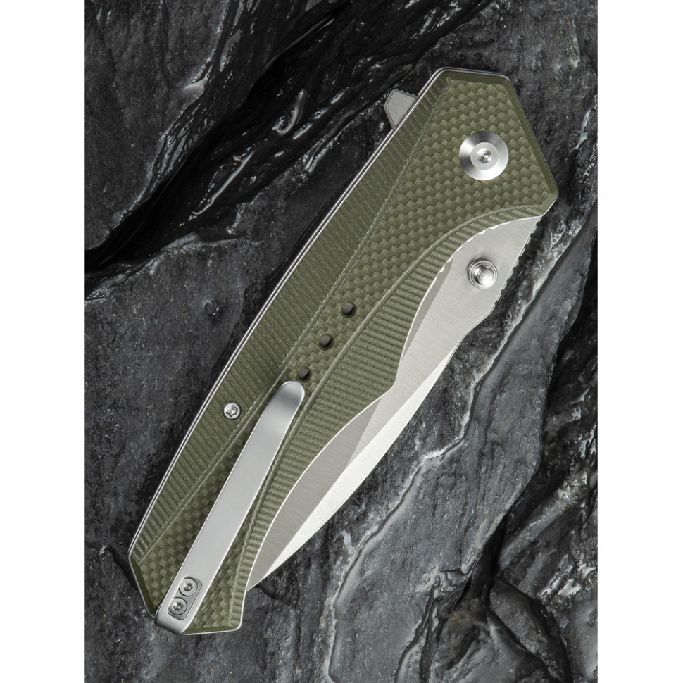 Ніж складаний туристичний Civivi Photonix, (9.4 см) 14C28N / G10 темно-зелений Київ - фото 14