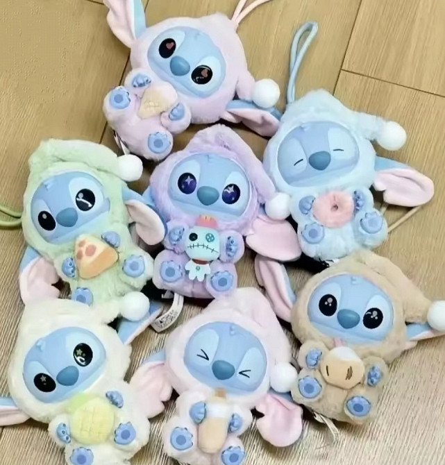 Мяка іграшка брелок Лабубу Стіч рандомный цвет Київ - фото 1