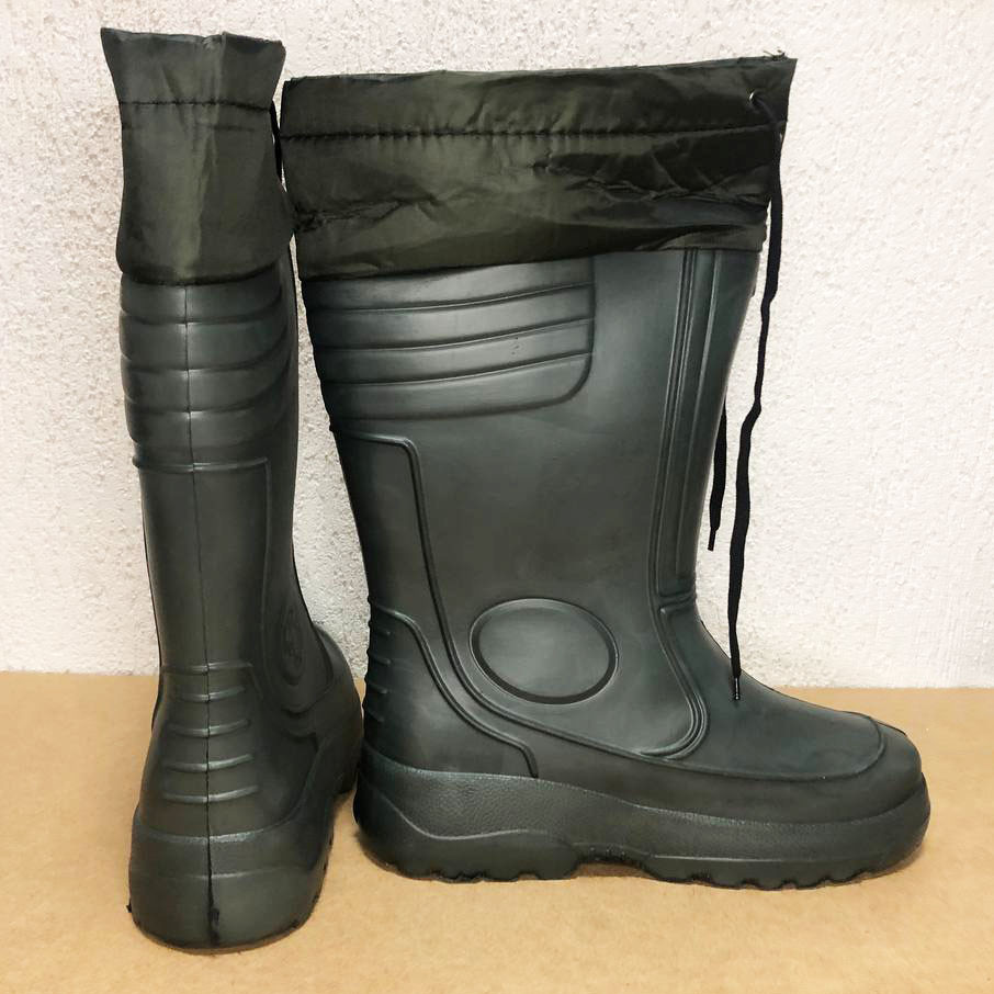 Чоловічі гумові чоботи для військових, Активні чоловічі чоботи для полювання Теплі гумові олива WL-54 Львів - фото 1