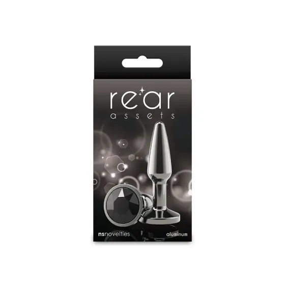 Анальна пробка NS Novelties Rear Assets - Tapered - Small - Gunmetal - Black Львів