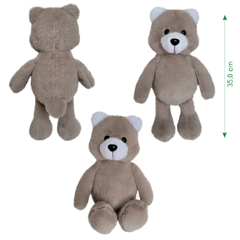 Игрушка мягконабивная пушистый Мишка МС 080501-11 35 см Винница - изображение 2