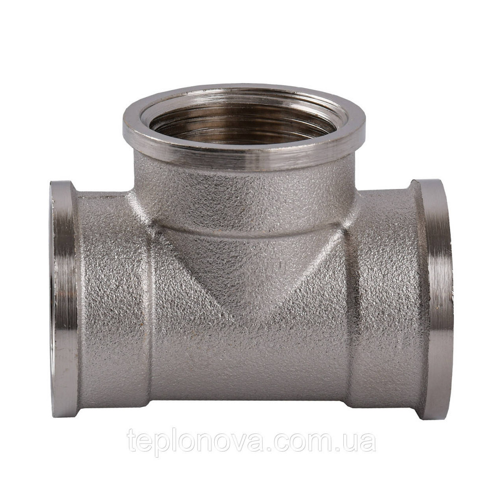 Тройник 1″ВВВ никелированный NT551S OPTIMUM Черновцы - изображение 2