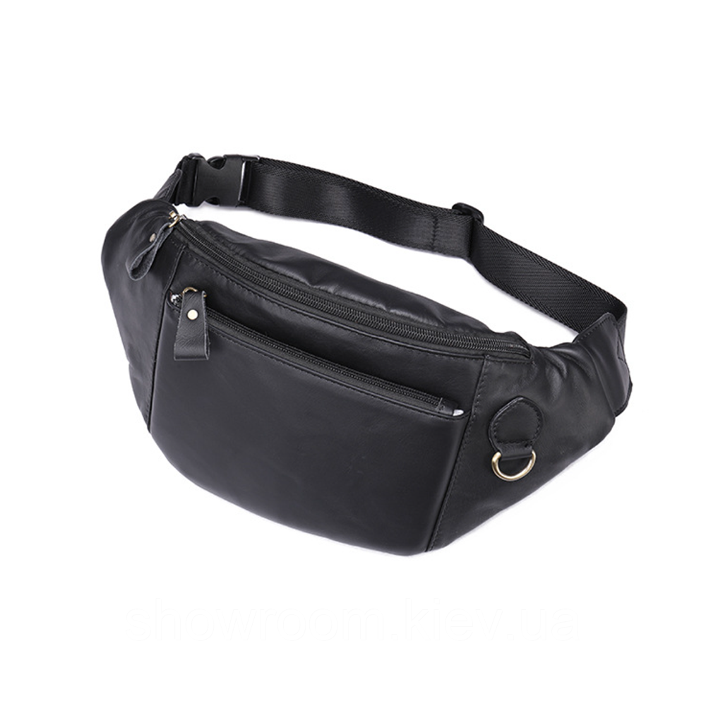 Мужская сумка на пояс и на грудь из натуральной кожи, слинг, бананка Leather Collection (8839) Киев - изображение 5